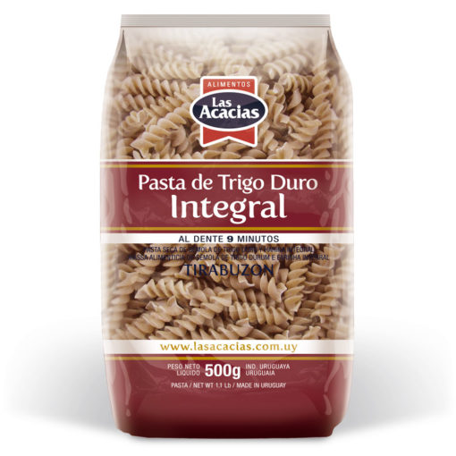Pasta de Trigo Duro Integral Tirabuzón